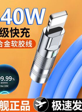 极充电线30w快充适用苹果数据线iPhone11/12/13/14平板IPAD闪充线