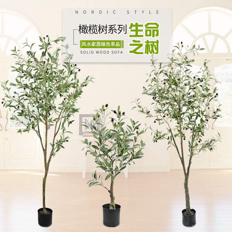 北欧绿植盆栽仿真橄榄树盆栽创意客厅大型落地绿植盆景逼真|msdalam kategori penghantaran bunga/bunga simulasi/tumbuhan berkebun, bunga tiruan/tumbuh-tumbuhan hijau/Buah-buahan dan sayur-sayuran siap (baru), tumbuhan simulasi - dari Buy2taobao.com untuk memberikan perkhidmatan ejen Taobao profesional membeli