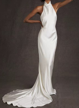 高定礼服连衣裙晚礼服小设计感礼服不支持七天无理由退换