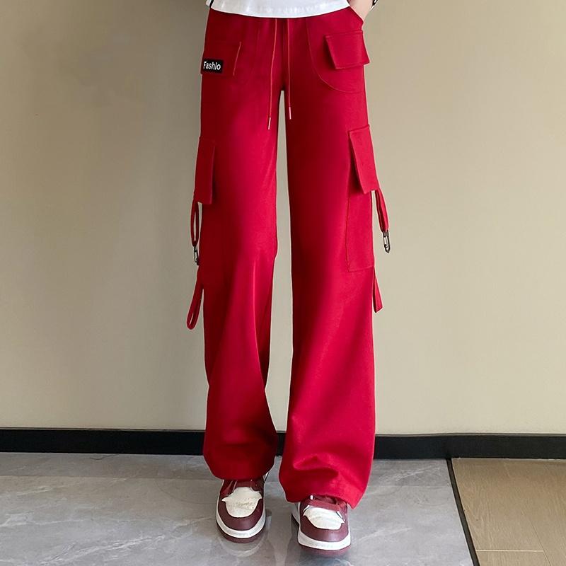 广场舞裤子工装裤女春秋新款