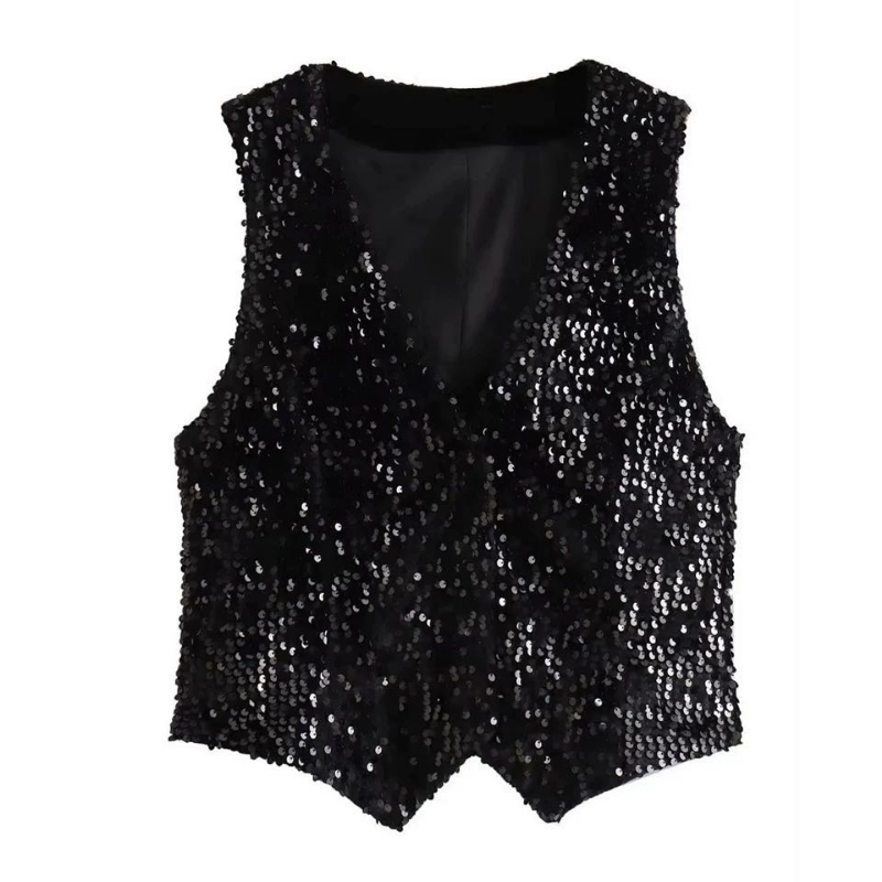 高级香风背心重工黑色马甲