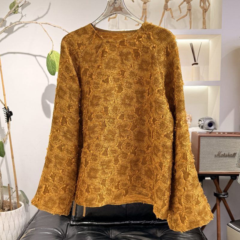 JINYU矜羽【花絮】斜襟圆领长袖上衣秋冬款