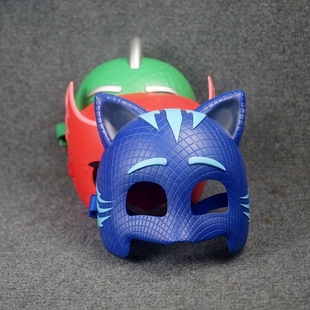 HA1儿童角色扮演面具卡通人偶面罩可调节过家家玩具瑕疵