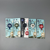 日单伸缩钥匙扣防丢易拉挂绳自动收缩绳80cm