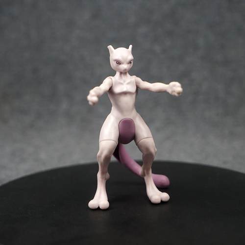 外单汉堡王玩具神奇宝贝超梦公仔模玩摆件