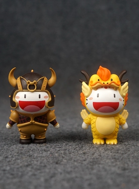 HA1小招喵卡通公仔小金龙牛将军模玩摆件