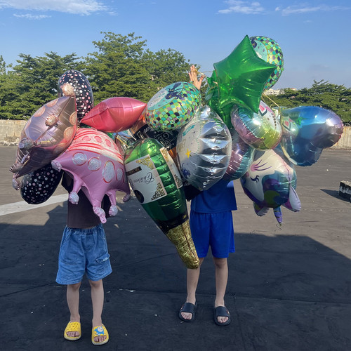 外单生日派对装饰布置铝膜气球套装场景装饰气球