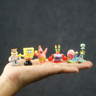 海绵宝宝迷你版痞老板模型摆件