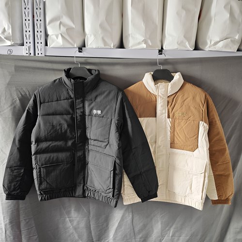 Lining/李宁2025冬季新款男子运动潮流保暖立领羽绒服AYMS061-3-6