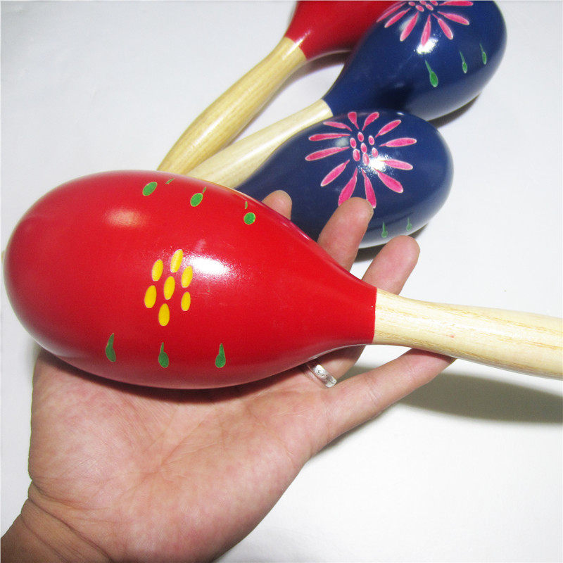 包邮奥尔夫儿童音乐打击乐器人工刻花沙锤幼儿园老师音乐教学用具