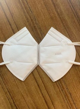 KN95口罩日常防护正规成人口罩白色 双层熔喷布口罩现货10只起订