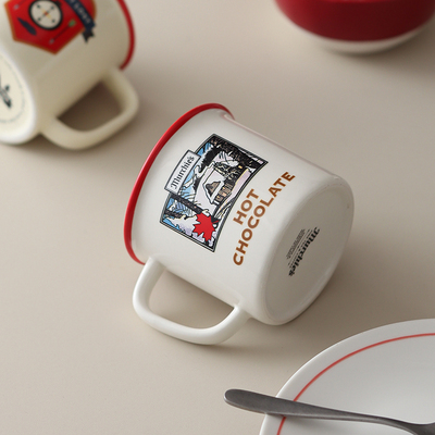 QF高颜值现货现发nowdesigns中号陶瓷马克杯约240ml马克杯咖啡杯