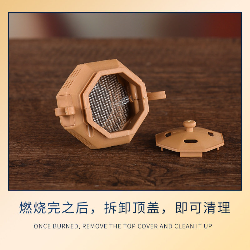 新款艾灸壶 艾灸盒家用便捷悬灸器艾贴艾灸罐随身灸工具厂家