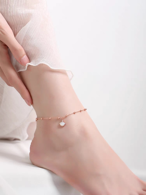 999纯银脚链2025新款潮性感纯欲风女生脚环足链生日礼物送女友