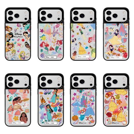 CASE联名迪士尼公主系列合集适用iPhone17ProMax壳苹果16Pro 15plus 14 13 12磁吸MagSafe保护套华强北C家壳
