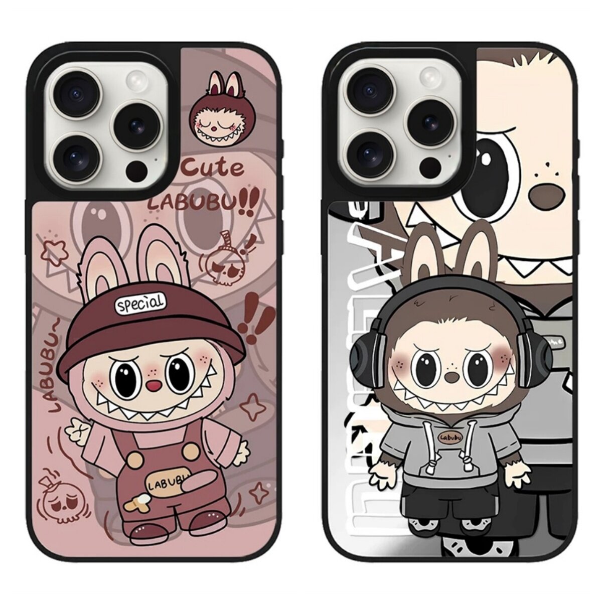 CASE联名Labubu泡泡玛特比耶拉布布适用iPhone17ProMax壳苹果16P 15 14 13 12磁吸MagSafe保护套华强北C家壳