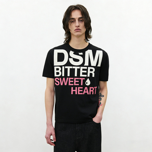 正肩短款 新款 T恤男女 索罗娜凉感修身 字母印花短袖 美式 街头风排版