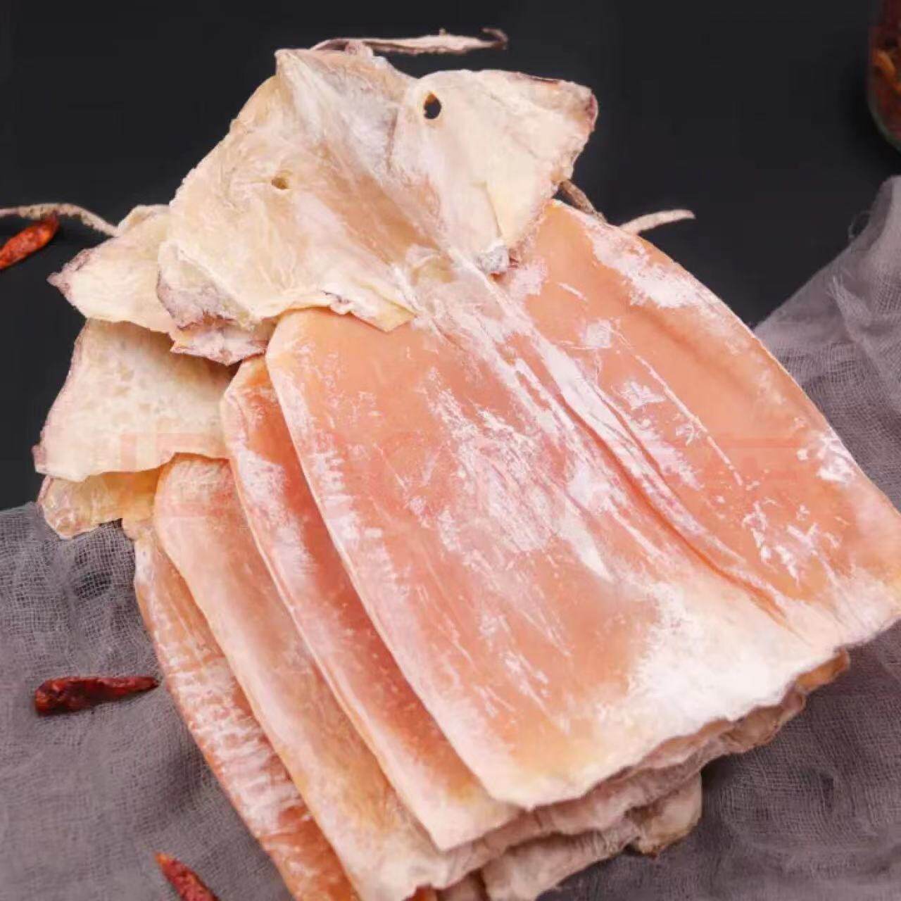 舟山海鲜干货鱿鱼新晒非特级尤鱼片煲汤炒菜火锅食材货无头鱿鱼板