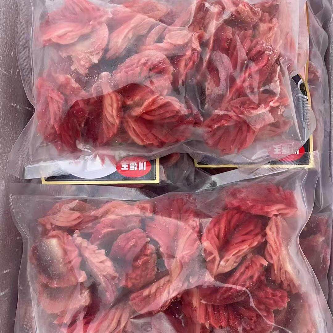 手工鲜切鸭胗花火锅冒菜商用食材