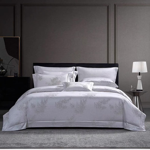 寐mine埃及长绒棉色织提花四件套2025轻奢亲肤被套床单 生如夏花