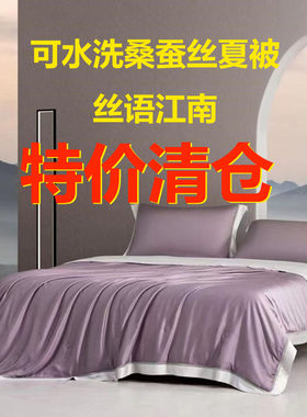 梦洁天丝水洗纯桑蚕丝被丝语江南