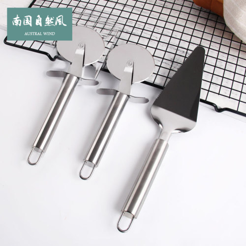 不锈钢滚刀商用工具披萨铲