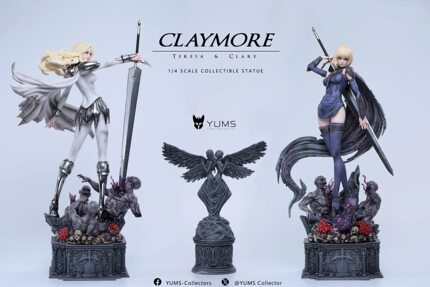 瘾君子 YUMS collectors 大剑 双子女神 迪妮莎 克蕾雅 手办雕像
