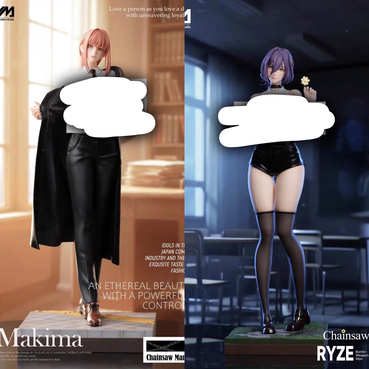 瘾君子 VM工作室 赫拉 电锯人 玛奇玛 蕾塞 限量gk手办雕像模型