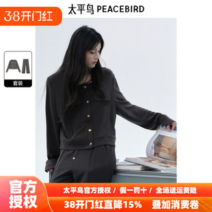 【商场同款】太平鸟女装2025年秋季新款品质针织套装女A1FCE3485