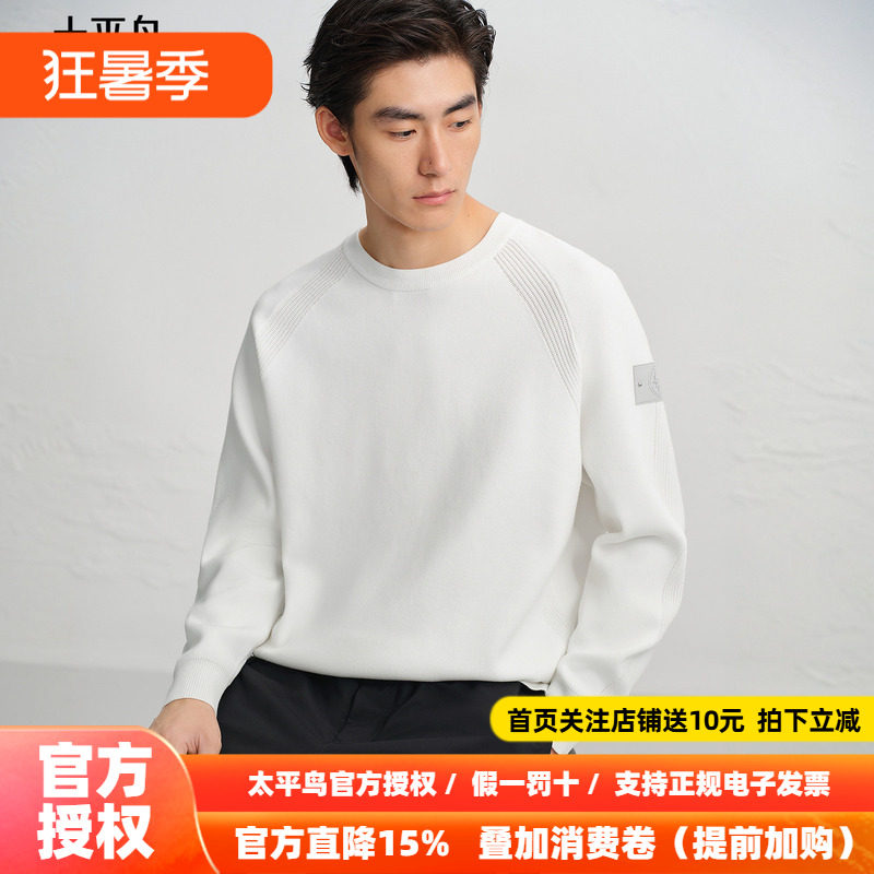 【商场同款】太平鸟男装毛衫25冬季新款宽松套头衫潮 B2EBF4507