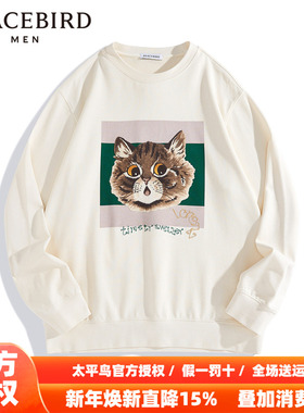 【商场同款】太平鸟男装 2025年秋季新款潮流宽松卫衣男B1CRE1227