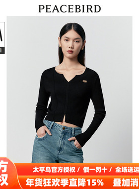 【商场同款】太平鸟女装2025年秋季新款百搭打底线套衫A3EED4148