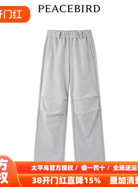 【商场同款】太平鸟女装2025年秋季新款运功工装针织裤A3GBD4339