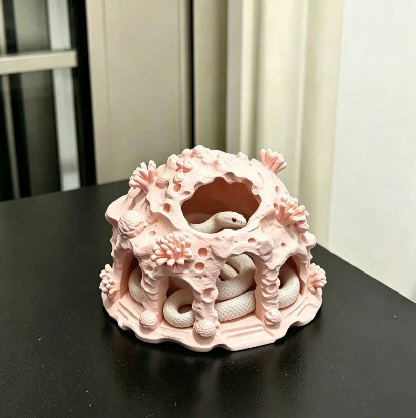 3D打印海底城堡躲避屋爬