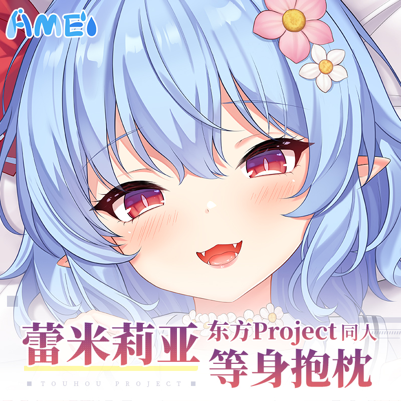 雨天爱丽丝二次元东方project 蕾米莉亚定制动漫等身抱枕人形枕套