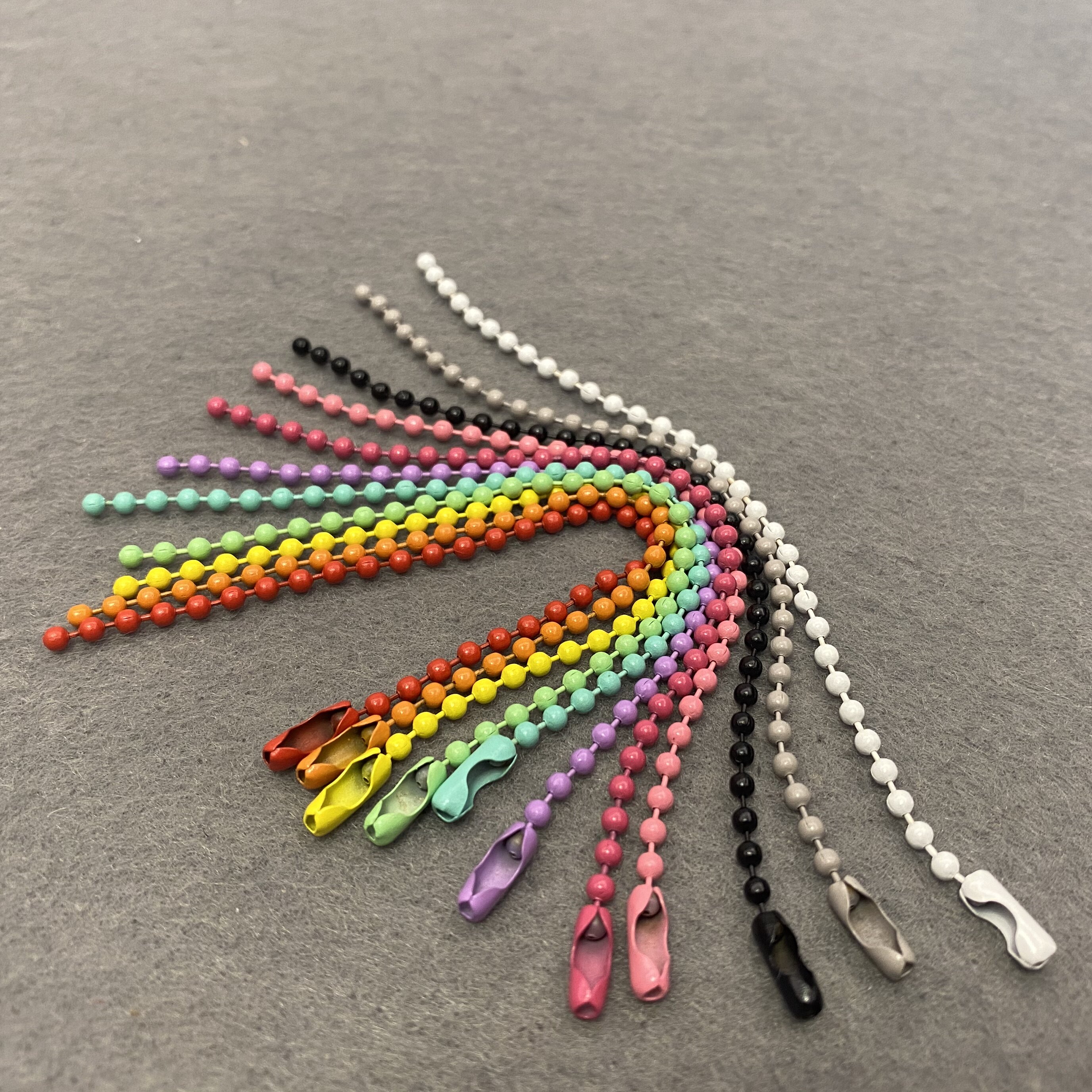 COLOR BEAD CHAIN WAVE BEAD CHAIN STONE PLASTIC CLAY PENDANT GOO CARD ACCESSORIES CHAIN CLAY BEAN ACCESSORIES DIY