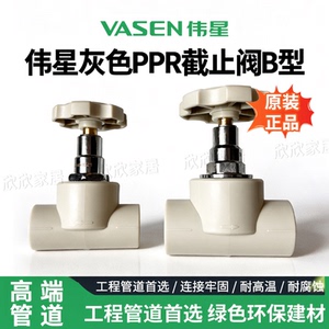 伟星PPR水管截止/升降阀总阀