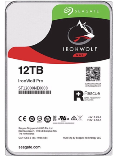 全新Seagate/希捷 ST12000NE0008 12t 酷狼pro 硬盘 NAS网络存储