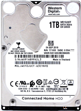 WD/西部数据 WD10JUCT 1t监控级硬盘1TB 2.5英寸笔记本机械硬盘
