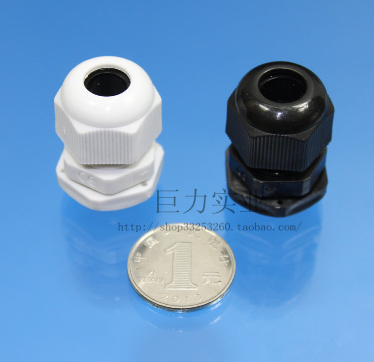 公制M18尼龙电缆电线防水接头LED灯具电器防雨电线葛兰接头固定头,五金/工具,其他端接件及接线装置,淘宝优惠券,粉丝福利购,淘宝优惠卷