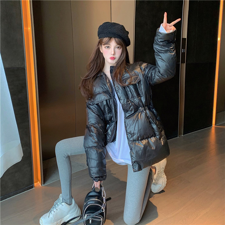 Women's loose waist cotton padded clothes new Korean style warm cotton padded jacket in winter