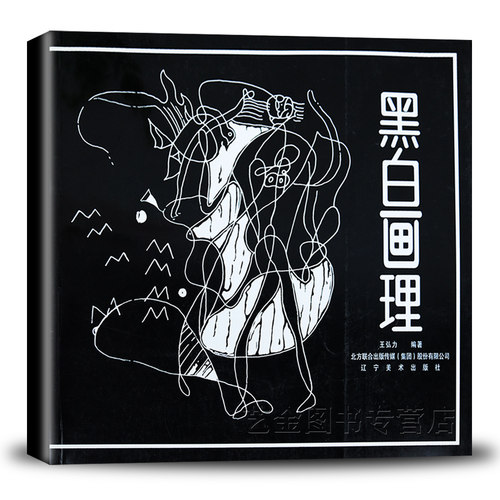 正版黑白画理装饰画插画书籍
