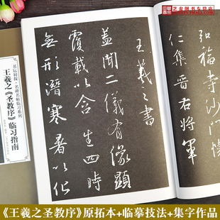 包邮 王羲之圣教序临习指南 怀仁集王书圣教序王羲之行书书法字帖圣教序临摹技法集字作品书坛初探名碑名帖临习系列姜荣贵辽宁美术