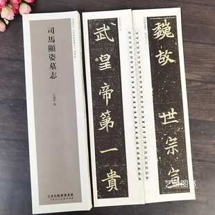 司马显姿墓志 碑帖近距离临摹练字卡魏碑卷繁体释文魏碑楷书毛笔字帖弘蕴轩编书法入门初学临摹字帖天津人民美术 经典
