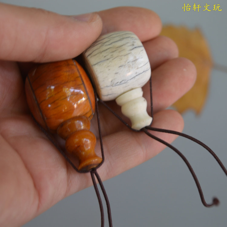 天然藏式牦牛骨三通佛头佛珠念珠