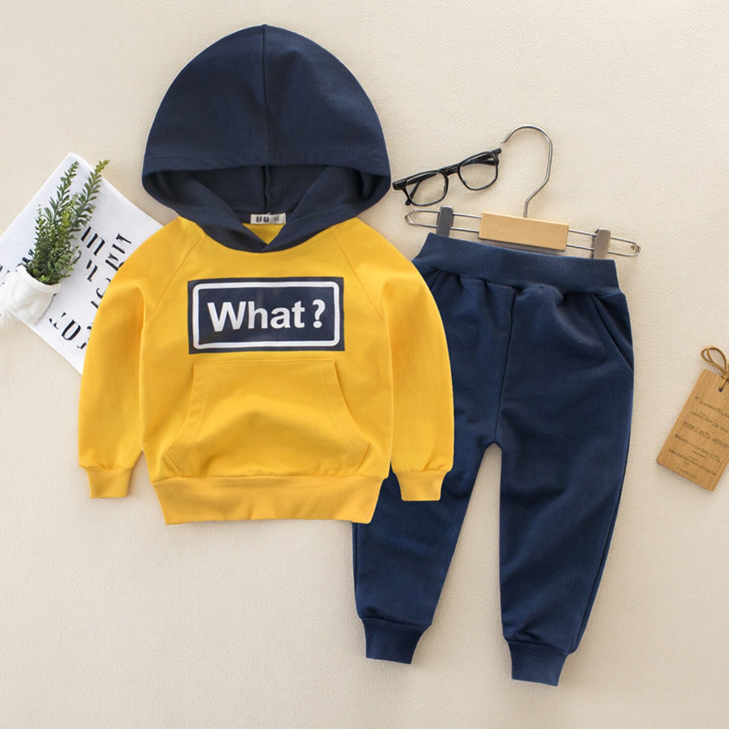 2026春季童装新款儿童运动套装男童服装两件套宝宝纯棉小毛圈卫衣