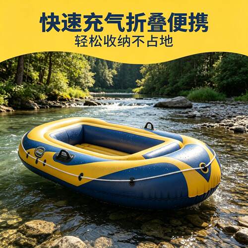 德国工艺水上充气艇皮划艇垂钓