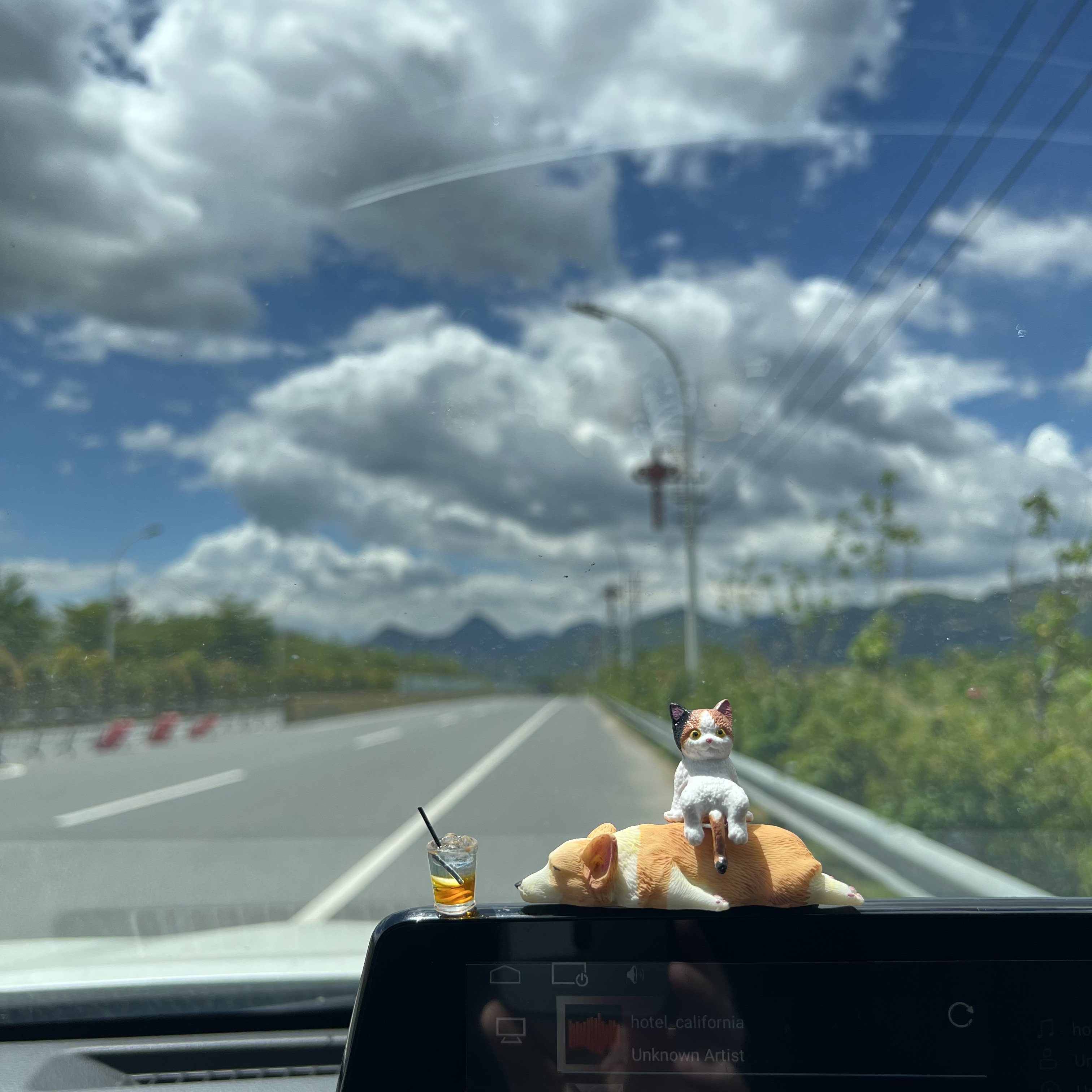 迷你可爱柯基车载装饰摆件