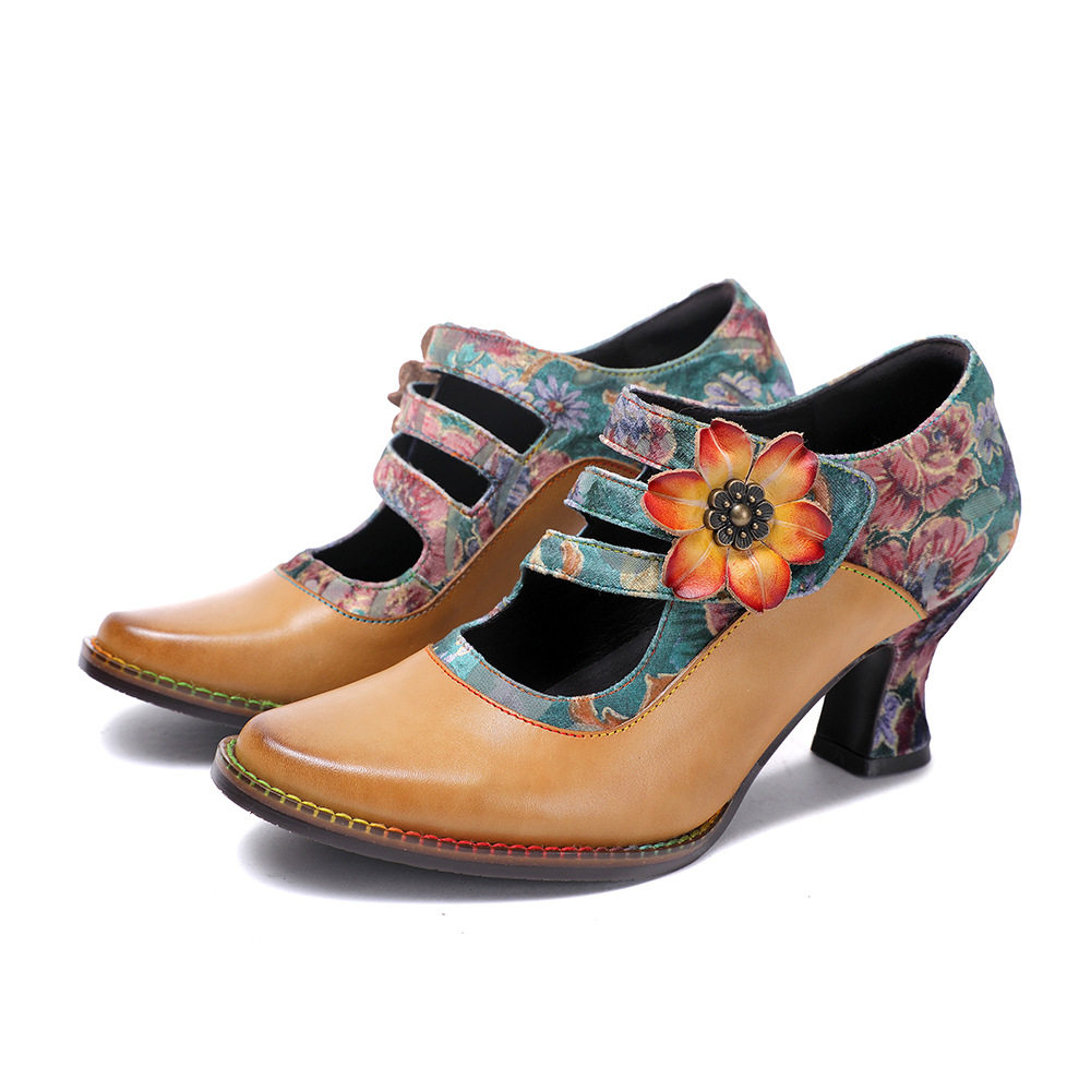 春秋低帮酒杯跟2025秋季新圆头大码欧美时尚高跟鞋