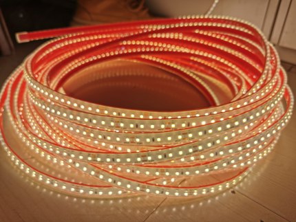 防水24V低压LED灯带带胶8毫米宽线型灯室外亮化无频闪